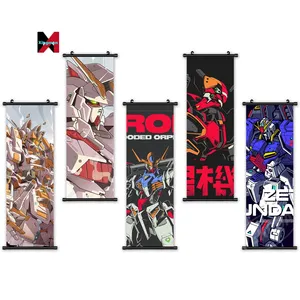 Peinture sur toile, BANDAI japonais, affiche d'art mural, GUNDAM, dessin animé, impression HD, décoration de la maison, salon moderne, images modulaires