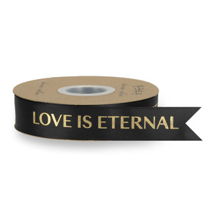 Ruban chaud <span class=keywords><strong>de</strong></span> 2,5 cm <span class=keywords><strong>de</strong></span> large, motif papillon et fleur, pour emballage floral, lettres anglaises en soie côtelée gaufrée or, pour bouquets, gâteaux et cadeaux - Product Image 5