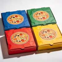 Boîte d'emballage en carton ondulé de luxe personnalisée, boîte à pizza élégante pour cadeau, impression