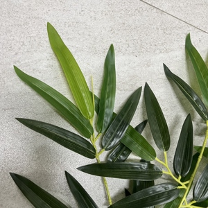 Venta al por Mayor de Hojas de Bambú Artificiales de Plástico de Alta Calidad, Bonsái Ecológico con Tacto Natural, Realista y Lujoso para el Hogar - Product Image 5