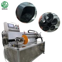 Machine de collage de tubes thermorétractables WOLJIA, machine de revêtement de manchons thermorétractables, équipement de revêtement adhésif thermofusible pour plastique