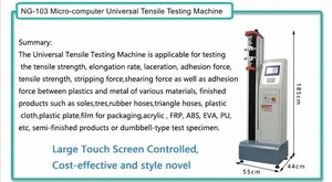 Hoge Precisie Treksterkte Spanning <span class=keywords><strong>Tester</strong></span> Instrument Enkele Kolom Trekproef Machine - Product Image 6