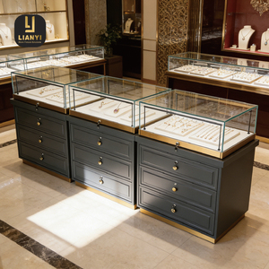 Ultra Clear LED Lit Display <b>Cabinet</b> with Extra White Low Iron Glass for Maximum <b>Light</b> Transmission and Crystal View - Product Image 1