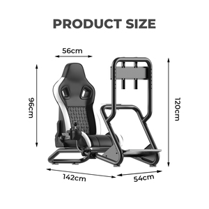 Zy6013 PC <span class=keywords><strong>PS4</strong></span> ps5 kim loại đua Sim mô phỏng lái xe buồng lái Logitech G25 G27 G29 G920 xe F1 GTR simracing ghế - Product Image 5