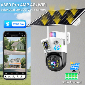 JOAREON V380 Pro New Solar <strong>Battery</strong> <strong>Powered</strong> Security PTZ <strong>CCTV</strong> Camer 6MP Wireless Dome Network Security <strong>CCTV</strong> 4G Solar Camera - Product Image 2