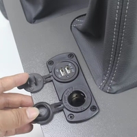 Organisateur de console centrale pleine longueur pour Land Cruiser 76 79 LC76 LC79 Accessoires double cabine