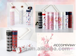Factory Price Customized Sakura Double Wall Stainless Steel Water <b>Flask</b> Bottle Couple Bottle - Product Image 6