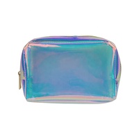 Trousse de cosmétiques irisée au Laser pour femmes, sac de maquillage de voyage imperméable, valise de rangement, 1 pièce