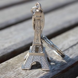 <b>Retro</b> Exquisite Merchant Paris Eiffel Tower Keychain Zinc Alloy Metal Durable <b>Gift</b> - Product Image 1