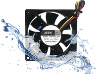 Ventilateur de refroidissement PC JEEK 120 mm 12 V CC 0,18 A 1900 tr/min à très faible bruit pour HTPC silencieux et ventilation d'ordinateur de bureau