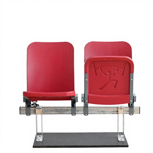 Asiento <span class=keywords><strong>Plegable</strong></span> <span class=keywords><strong>de</strong></span> Plástico HDPE VIP con Portavasos, Montaje en Suelo, para Uso en Interiores/Exteriores, Estadio, Modelo CS-QY01-L - Product Image 6