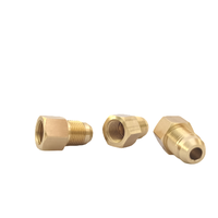 OEM pabrik harga rendah kuningan laki-laki perempuan NPT kopling mengembang tabung Union Fitting lurus
