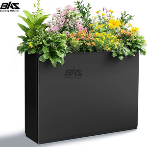 3003 alta in alluminio lungo fioriera casa giardino esterno vaso di fiori con aria condizionata recinzione spazzatura recinzione per le piante - Product Image 1