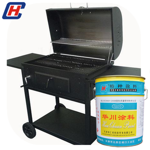 600 gradi Silicio Organico Asciugatura Ad Aria Ad Alta Temperatura <span class=keywords><strong>Resistente</strong></span> <span class=keywords><strong>Al</strong></span> <span class=keywords><strong>Calore</strong></span> <span class=keywords><strong>Vernice</strong></span> Per BARBECUE Griglia di Colore Nero - Product Image 5