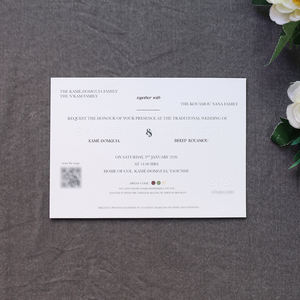 Elegante Mapa Guía para Invitaciones de Boda con Sobre de Papel - Product Image 3