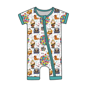 <span class=keywords><strong>Rugrats</strong></span> Filles Manches Courtes Bébé Zippy Pyjamas pour Printemps Offre Spéciale Motif Animal Fermeture Éclair - Product Image 2