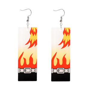 Pendientes de Acrílico de Anime Demon Slayer <span class=keywords><strong>Kimetsu</strong></span> <span class=keywords><strong>No</strong></span> <span class=keywords><strong>Yaiba</strong></span> Kamado Tanjirou, Accesorios de Cosplay, Unisex, Juguete de Dibujos Animados, Temática de Películas y TV - Product Image 5