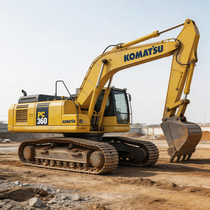 Excavadora de cadenas Komatsu PC360 usada, en estado original, pocas horas de trabajo, rentable, con abundantes repuestos. - Product Image 3