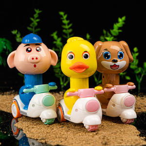 Popolare stile cartone animato Multi animale stampa per camminare Mini moto per i bambini inerziale non c' è bisogno di caricare Mini auto giocattolo - Product Image 1