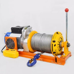 Heetverkopende draagbare kabellier kleine bouwlift mini-kabelkraan elektrische takel hijsmateriaal touwkatrol koppelingstakel - Product Image 2