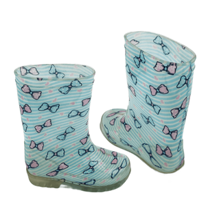 Chine usine mignon fille garçon dessin animé motif coloré gelée populaire anti-dérapant unisexe bébé bottes de pluie bottes en PVC - Product Image 2