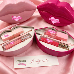 Kit de Maquillage des Lèvres Végan : Huile à Lèvres Brillante, Gloss et Crayon à Lèvres, Baume à Lèvres et Kit de Crayons à Lèvres avec Logo - Product Image 2