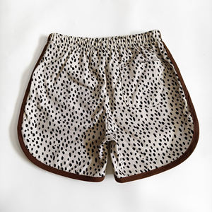 Custom Summer <strong>Boys</strong> and <strong>Girls</strong> Cheetah <strong>Shorts</strong> Lightweight 100% Cotton <strong>Shorts</strong> for Children - Product Image 2