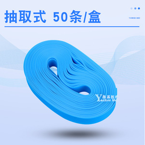 Torniquete Desechable Tamaño Mediano, 50 Unidades por Caja, Vendaje Elástico Médico para Uso de Emergencia - Product Image 3