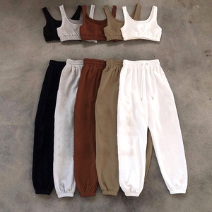 Conjunto Deportivo de Gimnasio para Mujer: Top Corto, Pantalones con Cordones, Traje Casual, Ropa Deportiva de Secado Rápido, Leggings de Yoga - Product Image 2