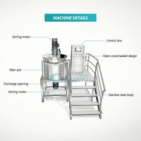 Mélangeur Homogénéisateur de Détergent Liquide pour Machine à Laver la Vaisselle et Cuve de Mélange Chimique Guanyu