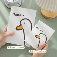 Cuaderno personalizado A5/A6 para estudiantes, funda de dibujos animados, bonito diario de papelería, cuaderno escolar