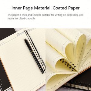 Custom A5 Spiral <b>Notebook</b> Kraft Paper Journal Planner Book Customizable Exercise Book Business <b>Blank</b> <b>Notebook</b> - Product Image 5