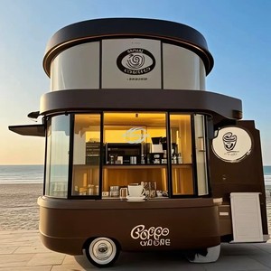 Carrito de Bar Móvil Eléctrico Personalizado en Tamaño y Color, Camión para Bodas, Fiestas, Café, Cerveza, Helados, Comercio Minorista - Product Image 3