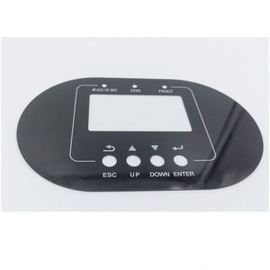 Panel de Control de Membrana PET Ovalado Personalizado, Cubierta de Teclado para Equipos Industriales con Ventana de Visualización y Protector de Pantalla - Product Image 6