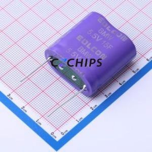 Supercondensateur BMW5R5M156MA1632M3W1-P01, composant traversant (THT), condensateur D16xL32mm 15F -20%~+50% 5.5V 75uA@72hrs - Product Image 1