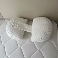 Oreiller de maternité en forme de U à largeur réglable, coton respirant, soutien ergonomique pour toutes les étapes de la grossesse, soutien corporel confortable