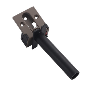 Cadena antirrobo oculta, cerrojo de aleación de zinc para puerta, superficie cepillada, diseño minimalista, puertas de gabinete, fácil instalación - Product Image 5