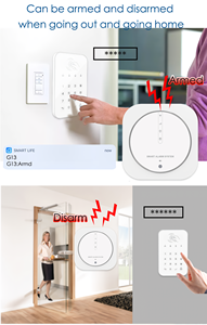 Nuevo Sistema de Alarma Inteligente Tuya <span class=keywords><strong>2026</strong></span> con WiFi 4G, Ethernet RJ45, Kit de Seguridad Inalámbrico para el Hogar, Alarma Antirrobo con Control Remoto por Aplicación RFID - Product Image 4