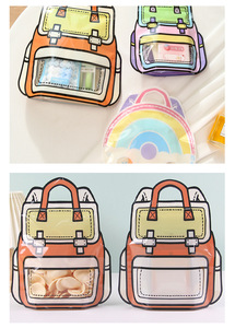 Bolsas <span class=keywords><strong>de</strong></span> Plástico con Cierre y Diseño <span class=keywords><strong>de</strong></span> Mochila para Golosinas, con Orificio para Colgar, para Fiestas Infantiles, Venta al Por Mayor - Product Image 5