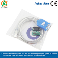 Cable convertidor AoShangMing USB a RS485/422 DB9 con carcasa de ABS para aplicaciones informáticas de PCB y HMI