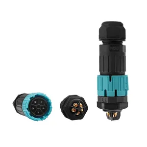 E-Weichat Male Female Type 2 Pole 3 Pole 4 Pole UV Resistant Lamp Wire Electrical IP68 Waterproof Connector