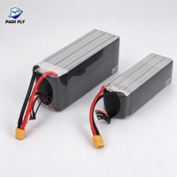 Batterie FPV UAV longue portée 22,2V 16000mAh~22000mAh, 40% plus légère que le boîtier en acier, connecteur personnalisé XT90, fabrication OEM ODM