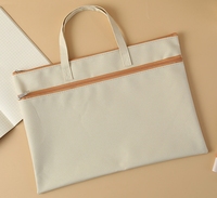 Bolsa de conferencia impermeable de material Oxford de gran capacidad a precio de fábrica con bolsa de documentos con logotipo personalizado