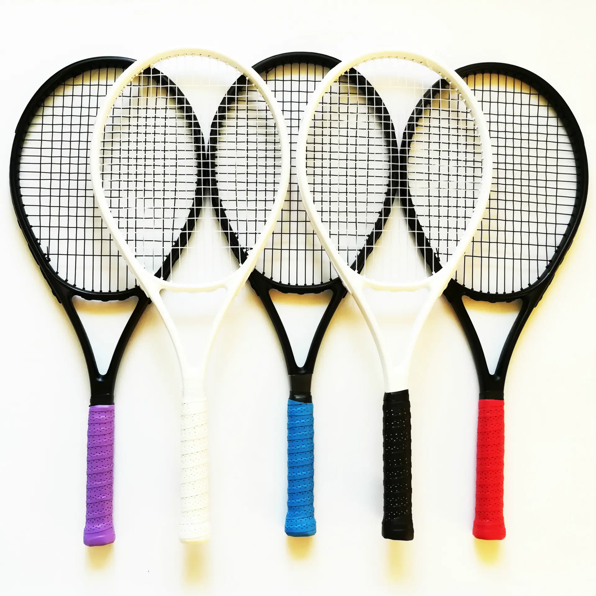 Raket tenis latihan olahraga bingkai dan poros Aloi aluminium pemula profesional polos logo kustom kualitas tinggi