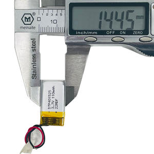 Batería de Iones de Litio 401525 de 110 mAh y 3.7 V, Polímero de Alta Calidad, Precio de Fábrica al por Mayor - Product Image 3