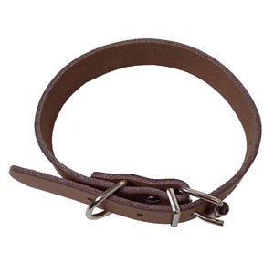 Hersteller Großhandel Kaffee Schwarz Verstellbares Leder Hundehalsband - Product Image 6