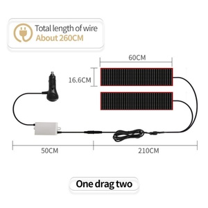 Pegatina para Coche Ojo del Diablo, Letrero LED Flexible, Luz de Ojos de Diablo de 12V para Parabrisas de Camión - Product Image 4