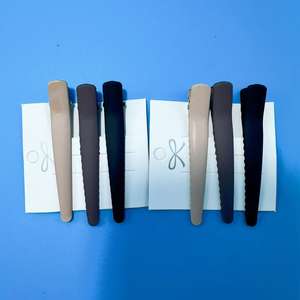 Jolie pince à cheveux givrée, pince latérale, pince à cheveux tendance pour fille, accessoire capillaire style coréen, pince pour frange. - Product Image 4