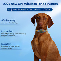 LED-Entfernungsanzeige Vibrations- und Tonalarm Trainingsfunktion Outdoor-Haustier-Sicherheitstracker Lange Standby-Zeit Anti-Verlust GPS-Hundehalsband