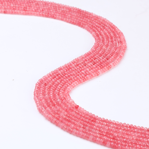 Perles de pierres précieuses naturelles de haute qualité Œil de chat blanc et corail minéral 8 mm Coupe brillante Pierre en vrac Polie Haute visibilité - Product Image 1